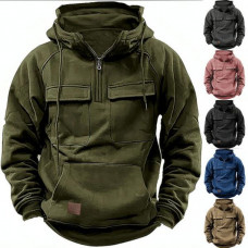 Men Hooded Sweater Pullover Sportswear Sweatshirt Hoodie Casual Coat Fashion