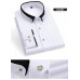 Mens Long Sleeves Dress Shirts Formal No Ironing Elastic Business Shirts Tops