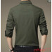 Mens Business Formal Dress Shirts Button-front Long Sleeve Slim Fit Tops Blouse