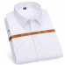 Men's Dress Shirts Business Short Sleeves Elastic Stretch Slim Fit Casual Shirts
