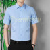 Mens Summer Luxury Camisas Casual Slim Fit Shirts Short Sleeves Dress Shirts New