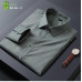 Mens Clothes Shirts Formal Long Sleeves Business Strips Casual Dress Shirts Tops