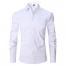 Mens Dress Shirts Clothes Long Sleeve Formal Business Work Pocket Casual Shirts