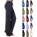 2023 Newest Womens Bootcut Yoga Pants with Cargo Pockets Stretchy Palazzo Pants