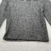 Unbranded Womens Sweater Black Fleece Pullover Lace Crew Neck Long Sleeve Size S