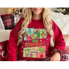 Grinch Christmas Sweatshirt, Grinch Merry Christmas Gift Sweater